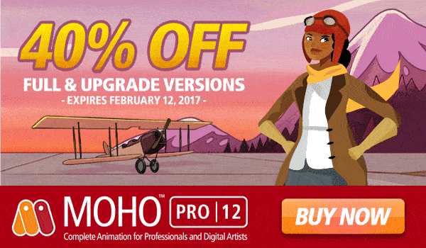 40% OFF FULL AND UPGRADE VERSIONS OF MOHO PRO 12 - BUY NOW