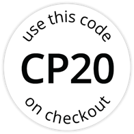 USE THIS CODE AT CHECKOUT - CP20