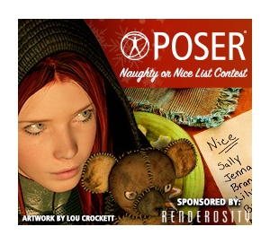 POSER HOLIDAY CONTEST SPONSORED BY RENDEROSITY